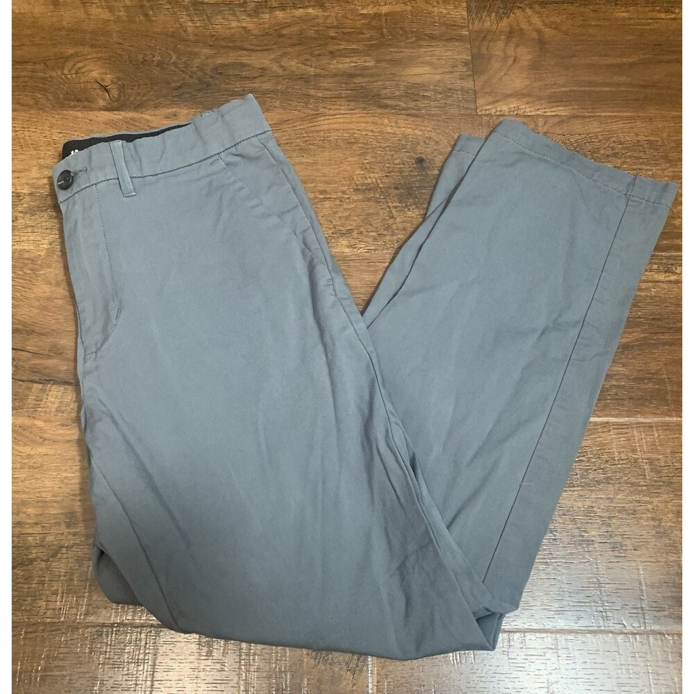 GoodThreads Men's Slim-Fit Tech Flat Front Chino Pant Grey 29x30
